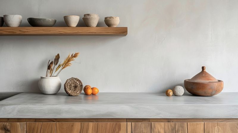 Cement Counter Installation in Santa Rosa, CA
