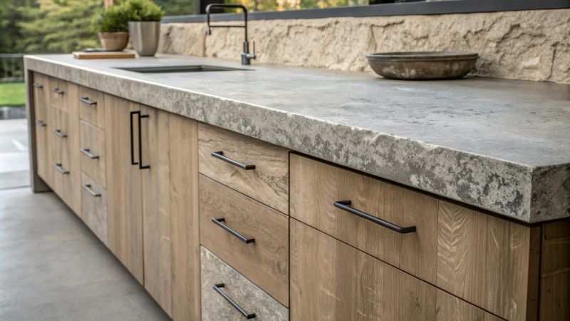 Poured Countertop Installation in Santa Rosa, CA