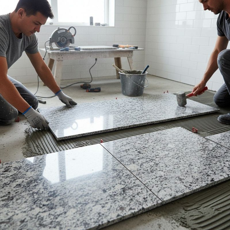 Local Granite Restoration pros at work